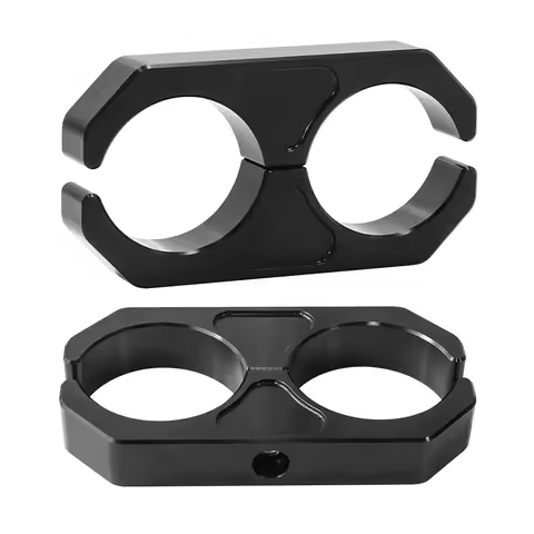 2 Pcs CNC Billet Shock Reservoir Bracket Clamps 2.0 x 2.0 For FOX KING Shocks For honda Toyota Mitsu