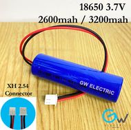 3.7V Li-ion Rechargeable 18650 Battery 2600mah 3200mah For Radio / DVD / Audio Player Pengecas Bateri