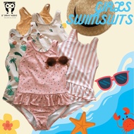 Baby Girl 1-8 years old Swimsuit Swimming Costume Bathing Suit One Piece Swimwear Summer Korean Styl