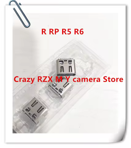 For Canon EOS R RP R5 R6 USB Charging Interface Jack Port Connect Connector Original