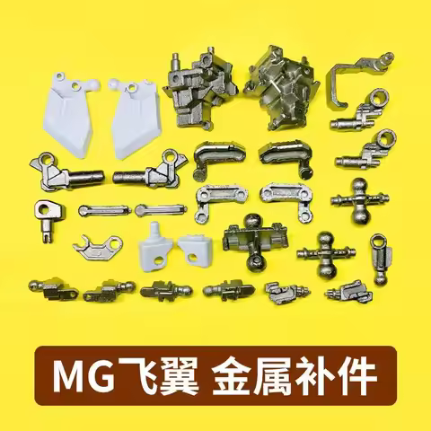 Metal Upgrade Parts for MG 1/100 Wing Zero Custom, Alloy Replacement Components for Ver.Ka Model Kit