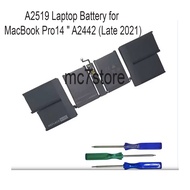 Battery A2519 For 14inches A2442(Year 2021), A2779(Year Early 2023), A2918(Year Late 2023)