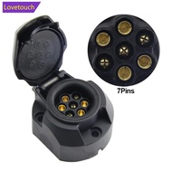 LOVETOUCH 7Pin/13Pin 12V Electrical Connector Adapter Euro Trailer Socket Car Accessories Caravans 7