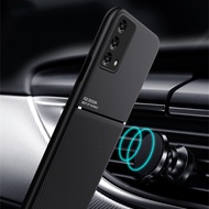 For OPPO Realme GT Master Edition Case Car Magnetic Holder Leather Phone Cases For Realme GT Master RMX3363 6.43" Back Cover