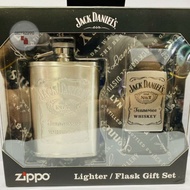 ZIPPO ORIGINAL JACK DANIELS LTR AND FLASK 49080