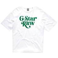 G-STAR men's fashionable loose letter printed pure cotton short sleeved T-shirt top