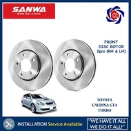Toyota Caldina GT4 Turbo 2.0 ST246  Sanwa Japan FRONT Brake Disc Rotor DEPAN (2pcs) 294MM