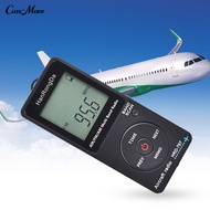 HRD-767 Digital Radio Mini LCD Display with Earphone FM/AM/AIR Portable Aviation Band Receiving Radio for Travel