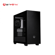 火鳥 BitFenix Flow Extreme 風魅影 2024C 黑 玻璃透側機殼 (ATX/Type-C/支援背插主板/內建風扇前3後1/顯卡434mm/塔散170mm)