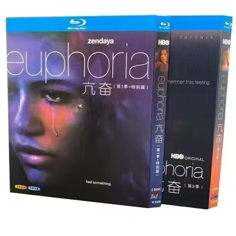 Euphoria: Season 1-2 TV Film 4-Disc All Region New Box Set Blu-ray Disc