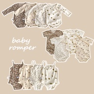 0-2 Years Old Newborn Toddler Baby Boys Girls Romper Cotton Baby Bodysuit Thin Infant Jumpsuit