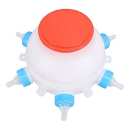 Piglet Feeding Bottle with 6 Nipples Livestock Milk Jug for Farm Animal Goat Lambs Dog 2.5L Goat Nip