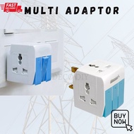 3 Way Adaptor Adapter Plug 3 Pin Socket Plug Extension Socket Multi Plug Socket With Switch Neon Plu