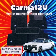 Ready stock & Fast Delivery BMW 7 Series or I7 BEV G70 Premium Car Mat with BMW or ///M Sport Logo.