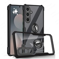 SGP ฝาหลังแบบใสอะคริลิคไฮบริดสำหรับ Samsung Galaxy S25เคส FE ที่วางที่ตั้งแหวน Fundas กันกระแทกบน Sa