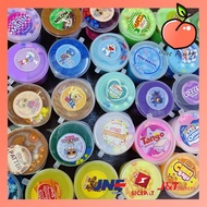 Various random mini Slime containing topping and plain, suitable for children's stimulation color co