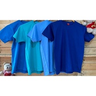 YALEX KIDS PLAIN SHIRT Light Blue, Aqua Blue, Royal Blue Turquoise