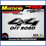 ▣ ★ ∩ Multicab 4x4 marking Sticker Decals Set cut-out vinyl