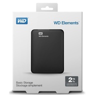 WD Element 2TB Hard Drive - HD HDD External Hard Drive WD 2 TB 2.5"