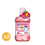 刷樂 兒童含氟漱口水500ml-草莓*2瓶
