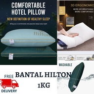 Bantal Hilton 1kg Pillow Hilton Washable Pillow Bantal Mudah Basuh