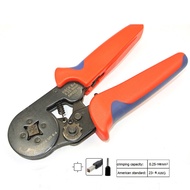 Ferrule Crimping Tool Kit,Wire Ferrule Kit Crimper Connectors,HSC8 6-4 Self-adjustable AWG22-7 gauge
