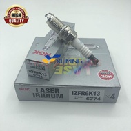 XM-4pcs NGK IZFR6K13 6774 GENUINE Iridium Platinum Spark Plug HONDA CITY / JAZZ / BRV