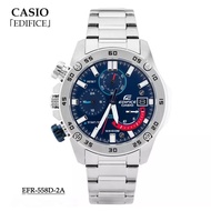 นาฬิกาข้อมือผู้ชายCasio Edificeสายสแตนเลส รุ่น EFR-558D-2AV(silver blue),EFR-558DB-1AV(silver black)