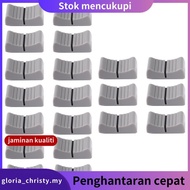 20Pcs 24mmx11mmx10mm Console Mixer Slider Fader Knobs Replacement for Potentiometer Gray Knob Black 