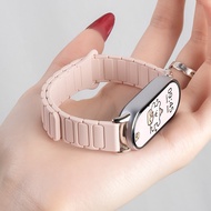 สายรัดข้อมือแบบซิลิโคนสำหรับ Xiaomi Mi Band 9 10 8 7 6 5 4 สายรัดข้อมือแบบใหม่สำหรับผู้ชายและผู้หญิง