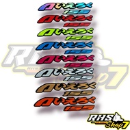 Aerox 155 EMBLEM JAPAN LOGO Embossed 3D Complete Color A Pair