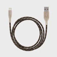 Ozaki O!tool T-cable 1M USB to Lightning 超堅固編織棉線-金色