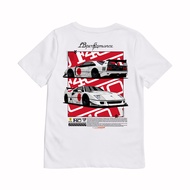 KRMK Unisex Children's Distro T-Shirt with FERRARI F40 LBWK LIBERTY WALK Image V3