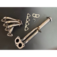 OBX® RACING Made In USA HONDA  B16B, B18C GSR  , B18B  & B20B 4x2x1   extractor STAINLESS STEEL 2.5"