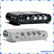 [AmlesoaeMY] Mini Amplifier, 2.1 Channel Mini Amplifier, Mini Power Sound Amp 12V 80wx2 for Speaker