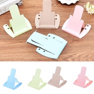 Card type mobile phone holder foldable and adjustable mobile phone holder