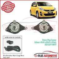 Perodua Myvi Lagi Best 2011 2012 2013 2014 Bona Oem Car Front Light Fog Lamp Set (With wire & switch