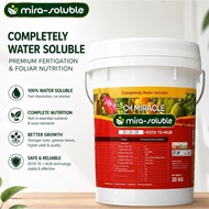 CM Miracle Mira Soluble 20-20-20 (20KG) EDTA+TE+NUB Water Soluble Fertilizer Baja Foliar Bunga