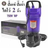 VERGIN ปั๊มน้ำ ปั๊มจุ่ม ปั๊มแช่ ไดโว่ [ STR ] 2 นิ้ว 750W | สูบน้ำลึก ส่งสูง ส่งไกล ส่งแรง คุณภาพดี 