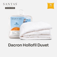 (4 Sizes) Santas Dacron Hollofil Duvet  | Duvet Insert | Breathable | Summer Quilt I Comforter I Qui