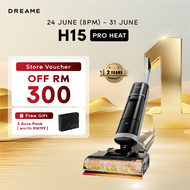 Dreame H15 Pro Heat Wet Dry Vacuum | AI Robotic Arm for Edge-to-Edge Cleaning | 85°C Hot Water Moppi