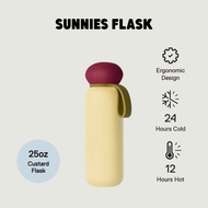 Sunnies Flask 25oz Pebble Flask in Custard