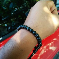 BLACK JADE TASBIH BRACELET 33 PIECES