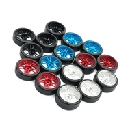 27Mm Drift Tire Tyre Metal Wheel Rim For Wltoys 284131 K969 K979 K989 P929 Kyosho Mini-Z 1/28 RC Dri