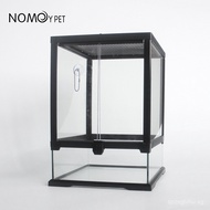 Reptile Rainforest Tank Foldable Glass Tank Reptile Tank Turtle Gecko Lizard Reptile Pet Front Openi