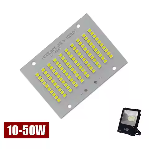 100% Full Power LED Floodlight PCB 10W 20W 30W 50W SMD2835 LED Lamp led PCB board Aluminum plate for