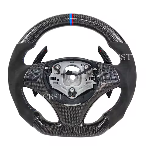 100% Real Carbon Fiber Car Steering Wheel For BMW 3 Series E82 E84 E87 X1 E90 320d E92 E93 320i