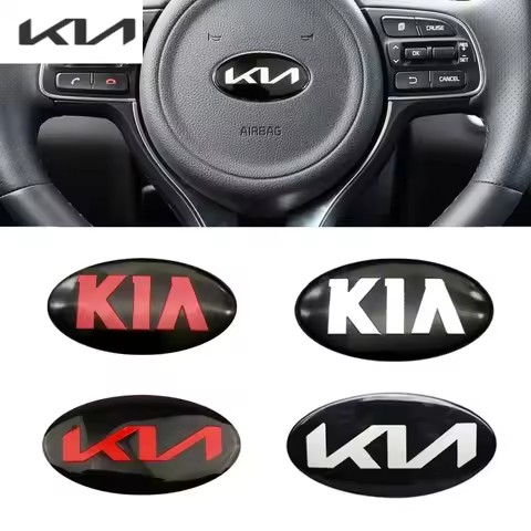Suitable for k2 k3 k5 kx5 rio soul Sportage steering wheel labeling modified car labeling elliptical