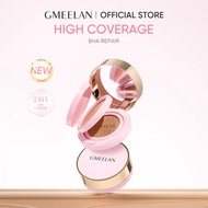 【Official】GMEELAN 2 IN 1 HIGH COVERAGE FOUNDATION BHA REPAIR PERFECT MATEE CUSHION SETTING POWDER MA