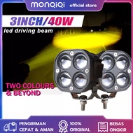 LED VINYX D4 Lampu Tembak Sorot Laser Gun Motor Mobil Sorot Lampu Tembak Sorot D2 40W 40 Watt Mata L